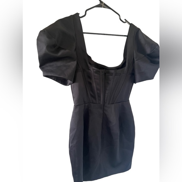 House of CB Niladi Corset Mini Black Dress - Picture 4 of 16